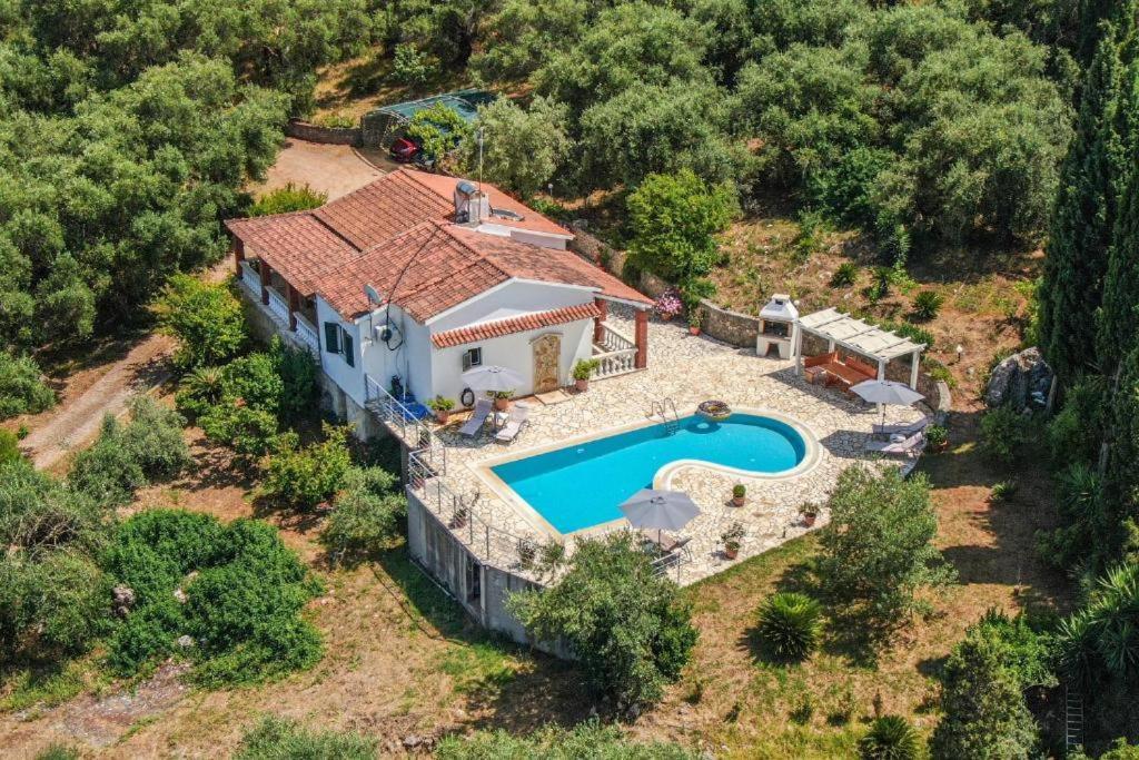 Villa Olive Grove And Sea View Agios Spyridon  Buitenkant foto